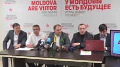 Conferință de presă susținută de reprezentanții Partidului Socialiștilor din Republica Moldova cu tema „Top 10 "realizări" ale Maiei Sandu versus 10 realizări ale lui Igor Dodon”