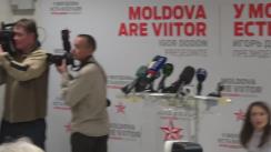Conferință de presă susținută de Igor Dodon după anunțarea rezultatelor alegerilor prezidențiale