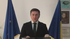 Conferință de presă susținută de Constantin Codreanu, candidatul pentru funcția de deputat în Parlamentul României cu tema „Mișcarea Unionistă între situația politică din Republica Moldova și alegerile parlamentare din România”