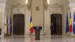 Declarații de presă susținute de Președintele României, Klaus Iohannis, în urma Ședinței Consiliului Suprem de Apărare a Țării