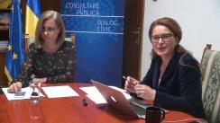 „De vorbă cu Ministrul tău” – inițiativă MCPDC. Invitat Maria Ligor, Ministru delegat pentru Relațiile cu Românii de Pretutindeni. Moderator Maria Smarandache, consilier de presă MCPDC