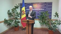 Declarațiile lui Pavel Filip după ședința Guvernului Republicii Moldova din 5 decembrie 2016