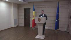 Declarațiile lui Tudor Deliu în timpul Ședinței Parlamentului Republicii Moldova din 9 decembrie 2016 