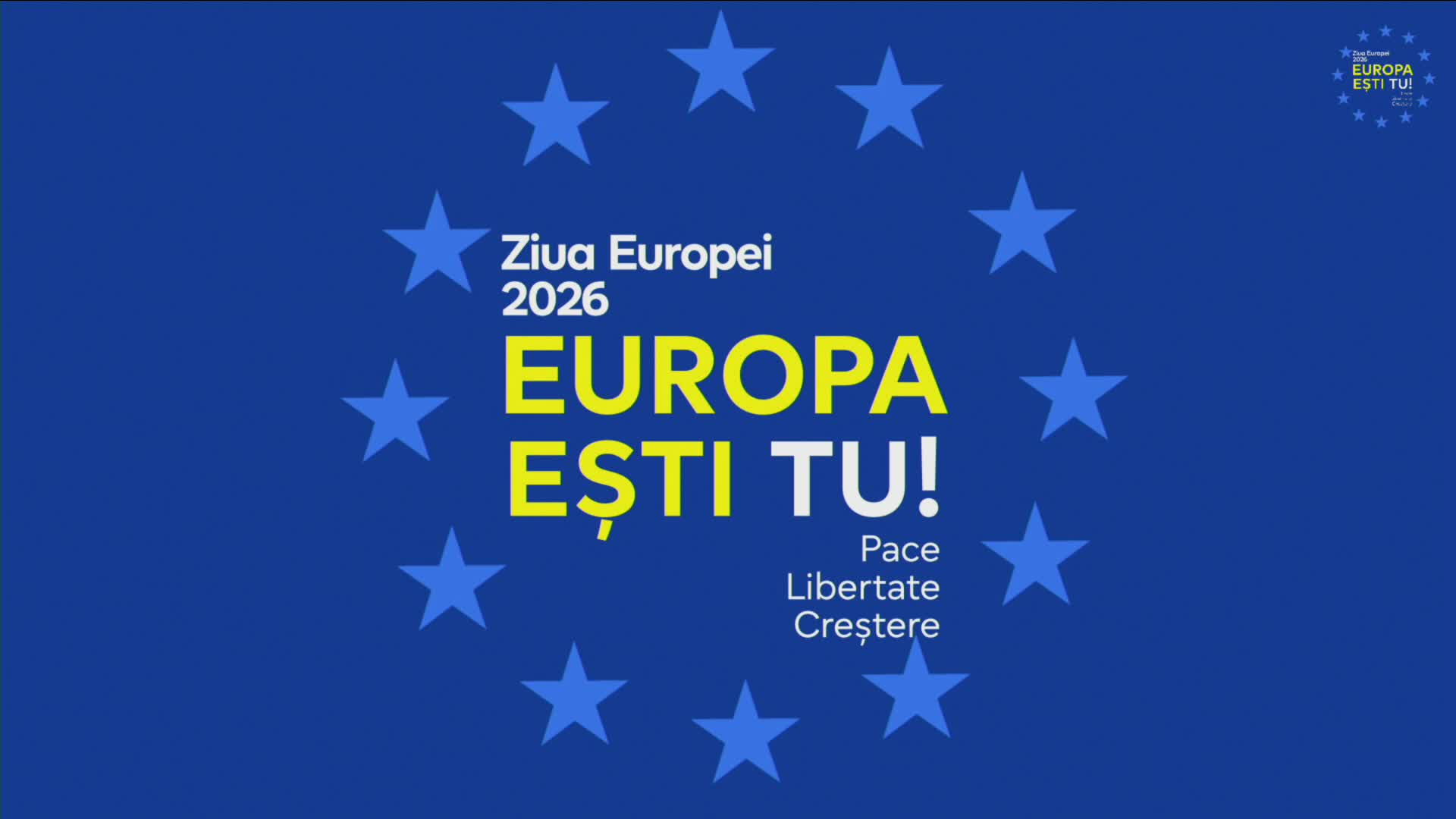 Concert dedicat Zilei Europei 2026, sub genericul „Europa ești TU!”