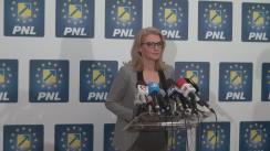 Declarații de presă susținute de Președintele Partidului Național Liberal, Alina Gorghiu