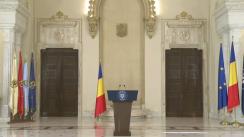 Declarație de presă susținută de Președintele României, Klaus Iohannis