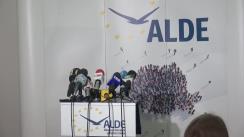 Conferință de presă susținută de copreședinții ALDE, Călin Popescu-Tăriceanu și Daniel Constantin 