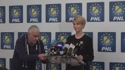 Conferință de presă susținută de Președintele PNL, Raluca Țurcan