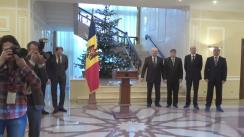 Briefing susținut de președintele Republicii Moldova, Igor Dodon, cu ocazia prezentării echipei președintelui