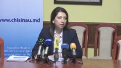 Conferință de presă susținută de directorul SA Apă-Canal Chișinău, Veronica Herța, la tema „Raportul după 100 de zile de activitate în cadrul întreprinderii”