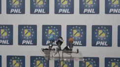 Conferință de presă susținută de Președintele PNL, Raluca Turcan