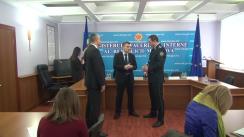 Conferință de presă de prezentare a rezultatelor operațiunii comune între organele de drept din Republica Moldova și Federația Rusă, soldată cu reținerea a 10 persoane