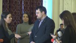 Declarații de presă susținute de Cristian Ghinea și Raluca Turcan