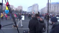 Protest împotriva OUG privind amnistia și grațierea