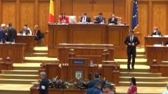 Ședința comună a Senatului și Camerei Deputaților, pentru dezbaterea și aprobarea proiectului legii bugetului de stat și a proiectului legii bugetului asigurărilor sociale de stat pe anul 2017