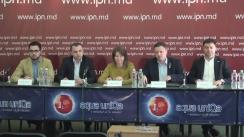 Conferința de presă cu tema „Delegarea și limitele participării membrilor din partea organizațiilor neguvernamentale în grupul de lucru responsabil de elaborarea propunerilor de modificare a Codului electoral și a legislației conexe”