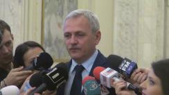 Declarații de presă după ședința Senatului și a Camerei Deputaților României din 8 martie 2017 