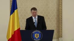 Declarații de presă susținute de Președintele României, Klaus Iohannis