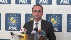 Conferință de presă susținută de Președintele PNL București, Cristian Bușoi