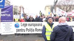 Protest organizat de Sindicatul Polițiștilor Europeni „EUROPOL”