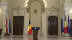 Declarație de presă susținută de Președintele României, Klaus Iohannis, la finalul ședinței Consiliului Suprem de Apărare a Țării