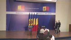 Declarații de presă comune susținute de premierul României, Sorin Grindeanu, și premierul Republicii Moldova, Pavel Filip