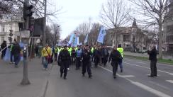 Miting „De Ziua Poliției, polițiștii își cer drepturile în stradă !”