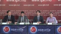 Conferință de presă organizată de Centrul Analitic Independent Expert-Grup cu tema „Apelul public pentru suspendarea contractului de concesionare a lucrărilor de explorare a 40% din teritoriul Republicii Moldova”