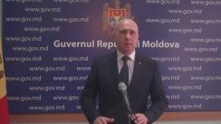 Declarațiile lui Pavel Filip după ședința Guvernului Republicii Moldova din 5 aprilie 2017