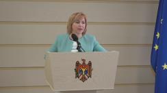 Declarațiile Oxanei Domenti după ședința Parlamentului Republicii Moldova din 6 aprilie 2017