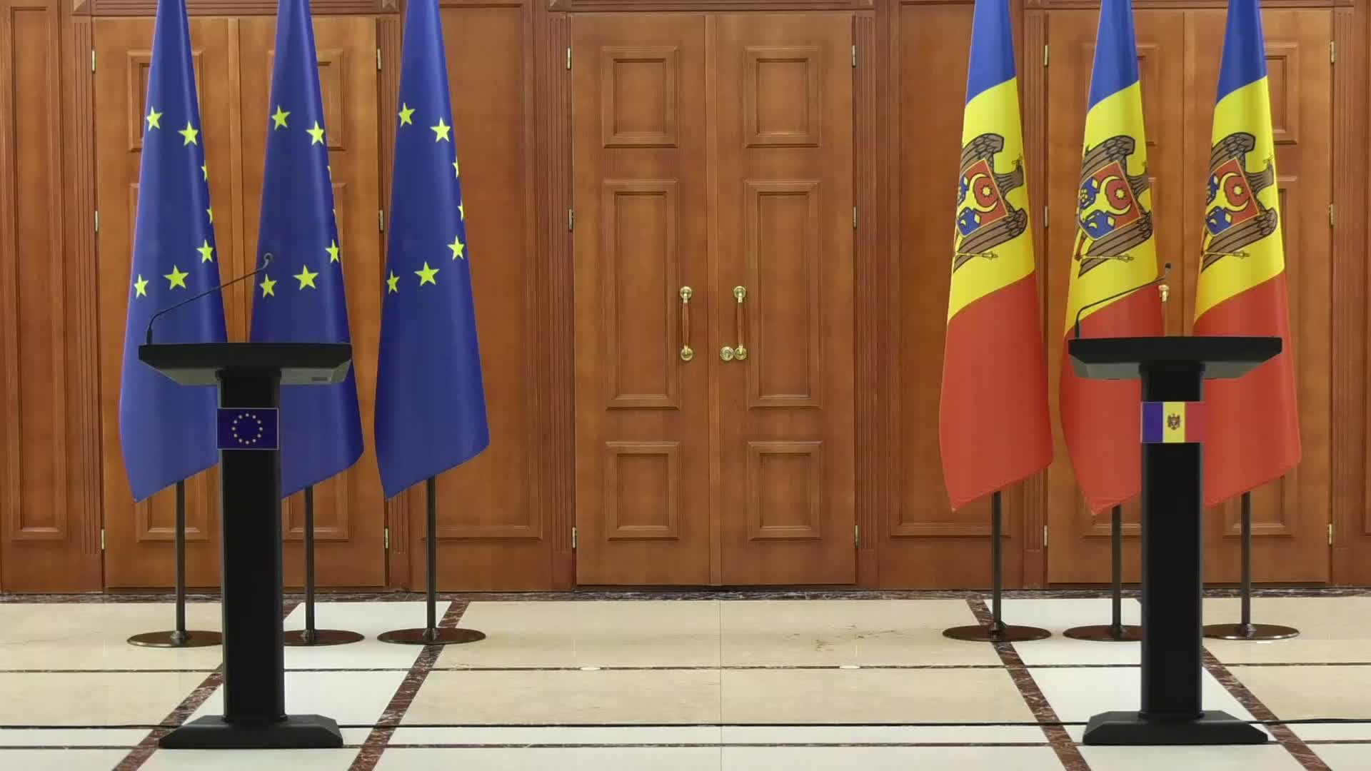 Conferință de presă susținută de Președinta Republicii Moldova, Maia Sandu, și Comisara Europeană pentru Politica Europeană de Vecinătate și Negocieri de Extindere, Marta Kos