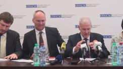 Conferință de presă susținută de Reprezentantul Special al OSCE pentru procesul de reglementare transnistreană, Wolf Dietrich Heim