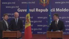 Briefing de presă susținut de Viceprim-ministrul Republicii Moldova, Gheorghe Bălan, și Reprezentantul Special al OSCE pentru procesul de reglementare transnistreană, Wolf Dietrich Heim