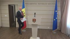 Declarațiile lui Pavel Filip în timpul ședinței Parlamentului Republicii Moldova din 26 mai 2017 