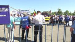 Miting de protest față de prevederile proiectului legii-cadru de salarizare a personalului plătit din fonduri publice