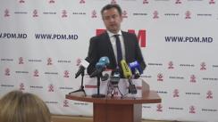 Briefingul săptămânal organizat de Partidul Democrat din Moldova