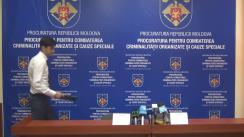 Conferință de presă organizată de Procuratura pentru Combaterea Criminalității Organizate și Cauze Speciale cu genericul „Fost demnitar reținut pentru infracțiune de corupție”