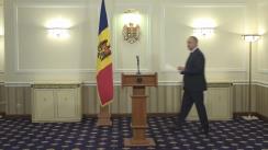 Declarațiile lui Igor Dodon privind lansarea Platformei Consiliului Societății Civile