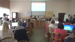 Conferința de presă cu ocazia lansării Programului internațional de instruire în domeniul prevenirii cancerului de col uterin