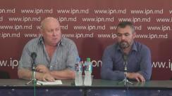 Conferința de presă organizată de Asociația Obștească „Moldova mea” cu tema „Cine se face vinovat de moarte băitului de 14 ani? Președintele a ajutat, iar medicii au răpit viața. Tatăl cere anchetă penală în adresa medicilor pentru moartea fiului”