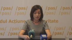 Conferință de presă cu tema „Motivele din care Partidul Acțiune și Solidaritate nu va participa la dezbaterile de astăzi pe schimbarea sistemului electoral”