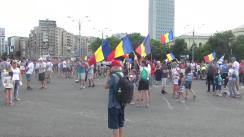 Protestul „Împreună salvăm țara de corupți”