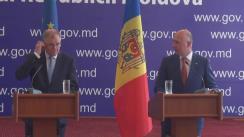 Conferință de presă susținută de Premierul Republicii Moldova, Pavel Filip, și Comisarul european pentru sănătate, Vytenis Andriukatis