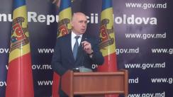 Briefing de presă susținut de Premierul Republicii Moldova, Pavel Filip, privind gestionarea deșeurilor menajere în municipiul Chișinău