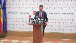 Briefingul săptămânal organizat de Partidul Democrat din Moldova