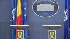 Declarație de presă susținută de ministrul de interne, Carmen Daniela Dan, și Ministrul Sănătății, Florian Bodog, privind implicarea factorilor de decizie de la nivel local privind acțiunile de vaccinare