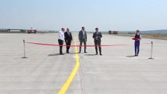 Evenimentul „Avia Invest dă în exploatare peste 110 mii m2 din suprafața totală a aerodromului la Aeroportul Chișinău – primul segment al noii piste, un segment nou de peron, căi noi de  rulare!”