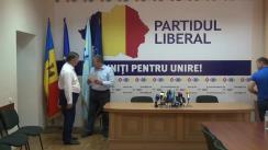 Conferință de presă susținută de conducerea Partidului Liberal