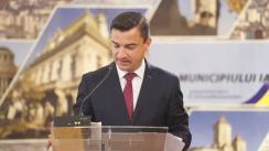 Conferință de presă susținută de primarul municipiului Iași, Mihai Chirică