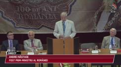 10 TV - Prima zi a lucrărilor Universității de vară Nicolae Iorga